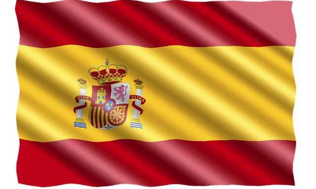 Spanish language flag
